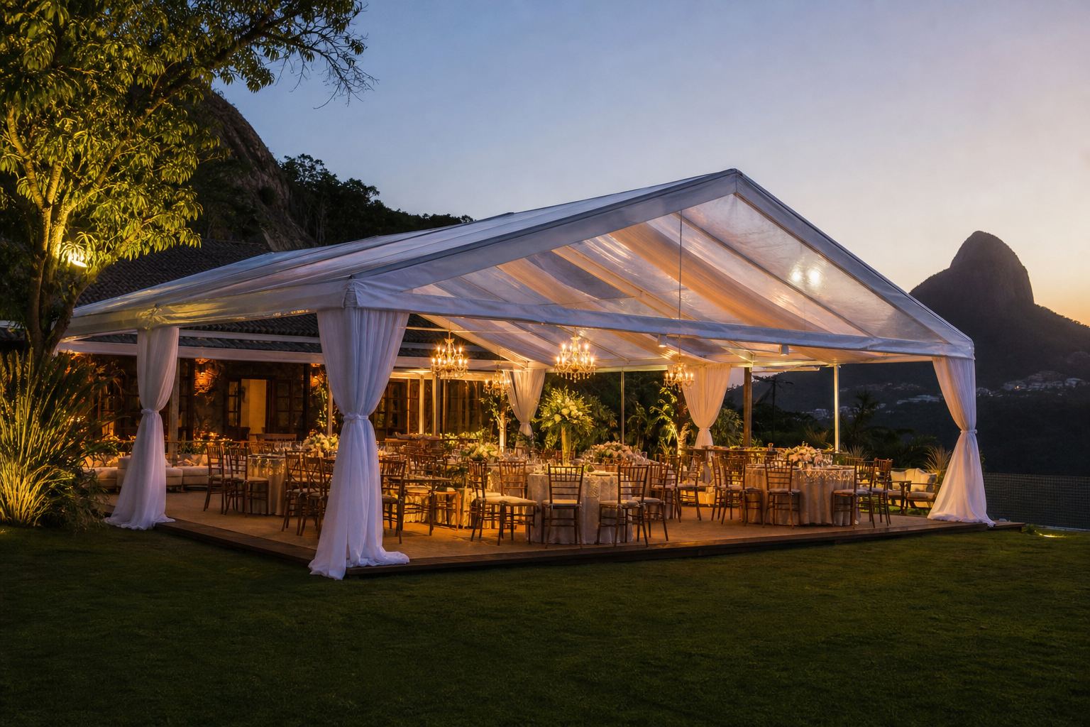 Qual o tamanho ideal de tenda para o seu evento?
